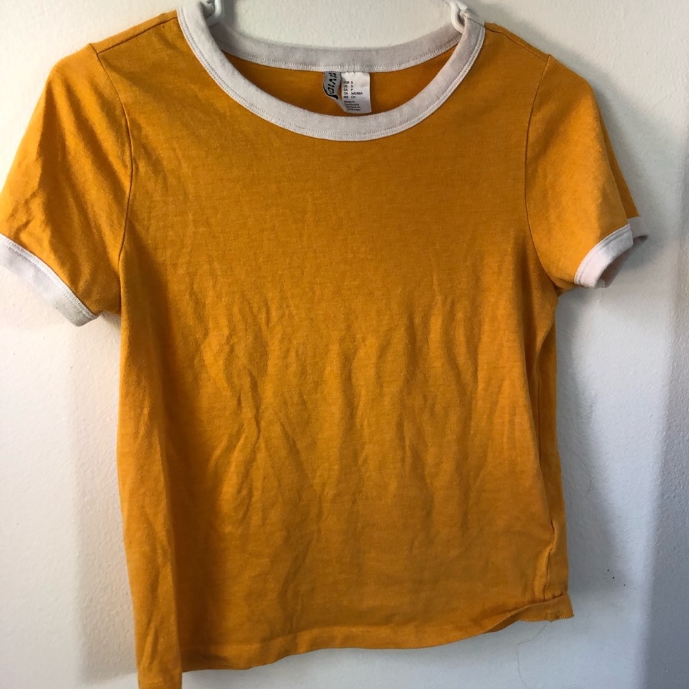 H&M Yellow baby tee